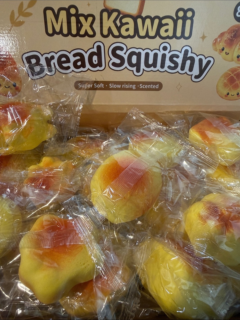 Bread Squishy - set of 5 random scented breads